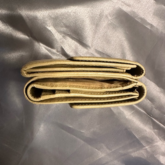 CHANEL - Timeless Chanel Coco Mark Beige Wallet with COA - Picture 3 of 12